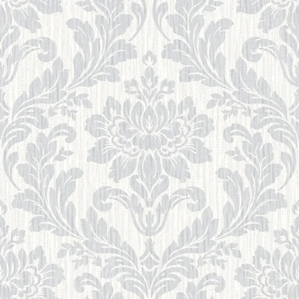 Galois Light Grey Damask